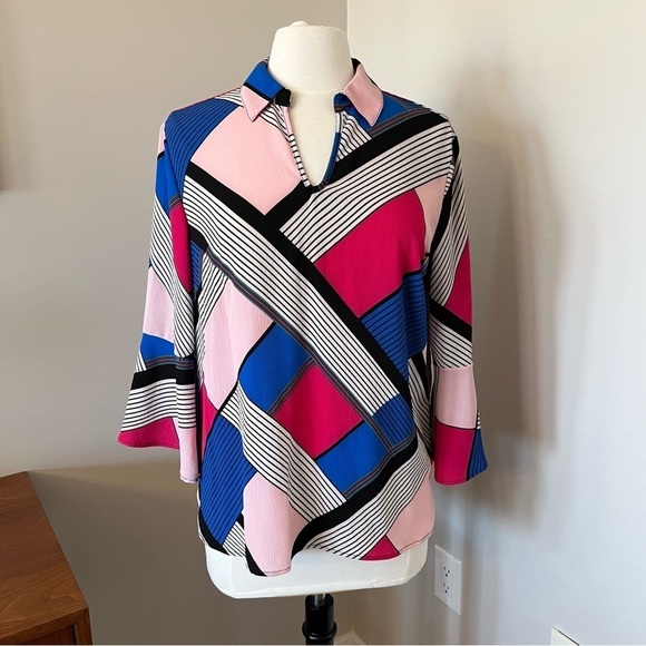 INVESTMENTS Petites Multicolour Top - Picture 1 of 6